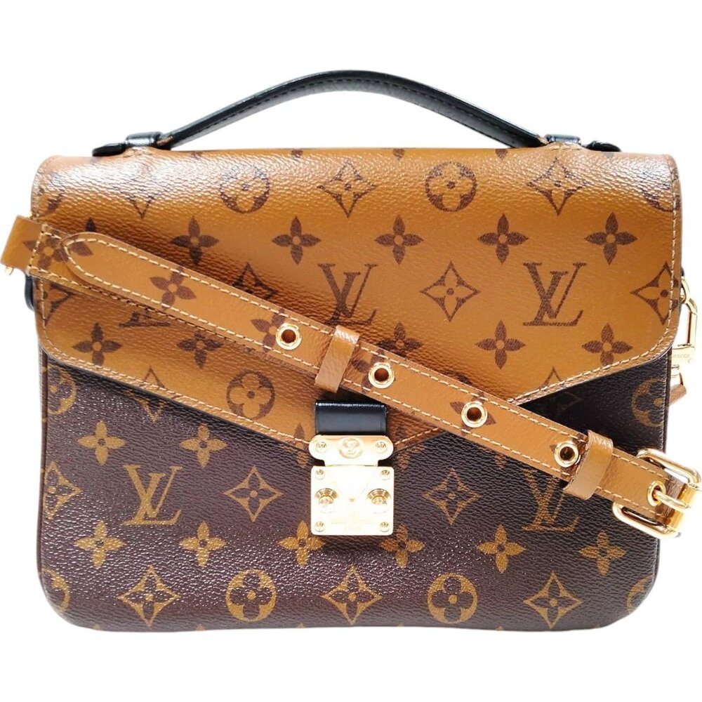 1211806AT (X6) Louis Vuitton Crossbody Bag Metis MM Brown Monogram